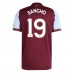 Maillot de foot Aston Villa Jadon Sancho #19 Domicile vêtements 2025-26 Manches Courtes